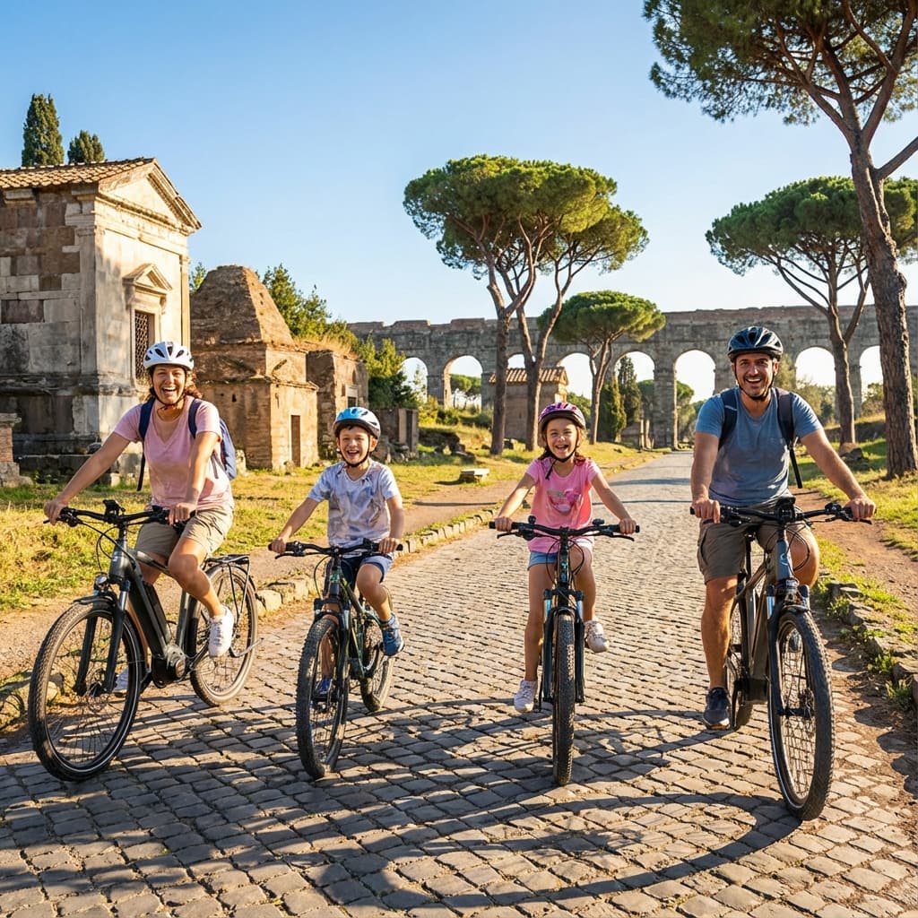 In e-bike: via Appia, catacombe e acquedotti